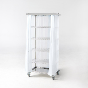 Wire Drying Rack with Curtain